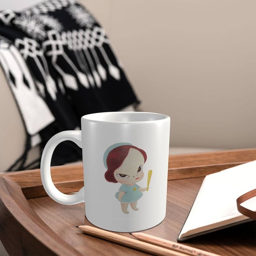 Amazon.co.jp: 人気 奈良美智 (5) カップ グラス 二重構造 マグカップ